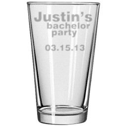 Bachelor Pint Glass